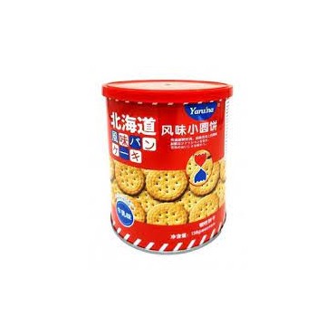 北海道风味日式小圆饼干-牛奶 138g